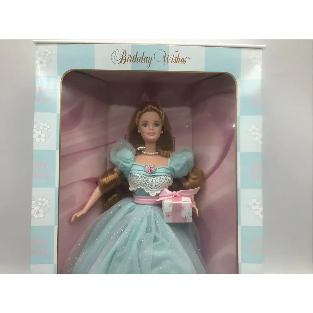Vtg 1999 Birthday Wishes Barbie Doll 2nd Series Blue Gown Mattel 24867 NRFB